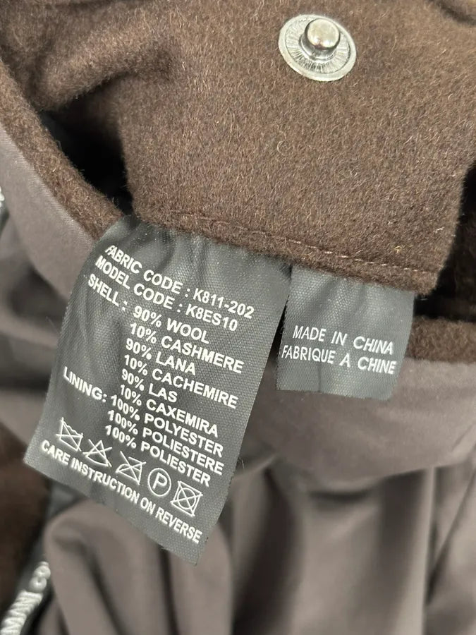 Armani Officer Brown Wool Pocket Jacket uVtxQhu 12