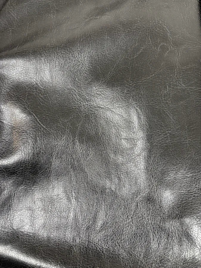 2000s Armani Collezioni Premium Pure Black Leather Jacket pqIZPwN 7