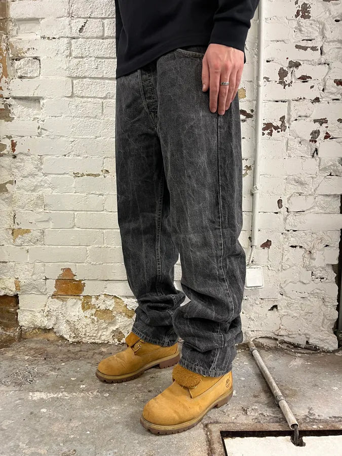 2000s Armani Raw Grey Denim Jeans ZmYTJNZ 1