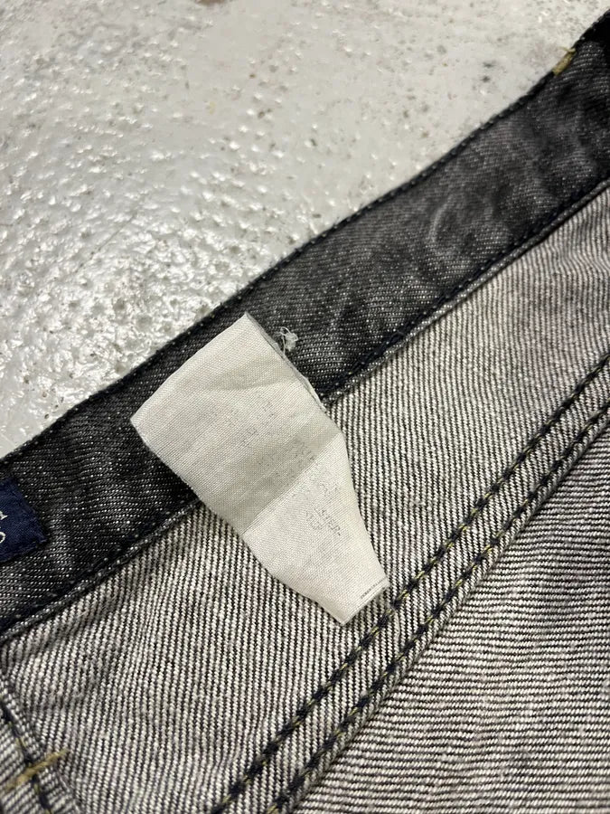2000s Armani Raw Grey Denim Jeans ZmYTJNZ 12