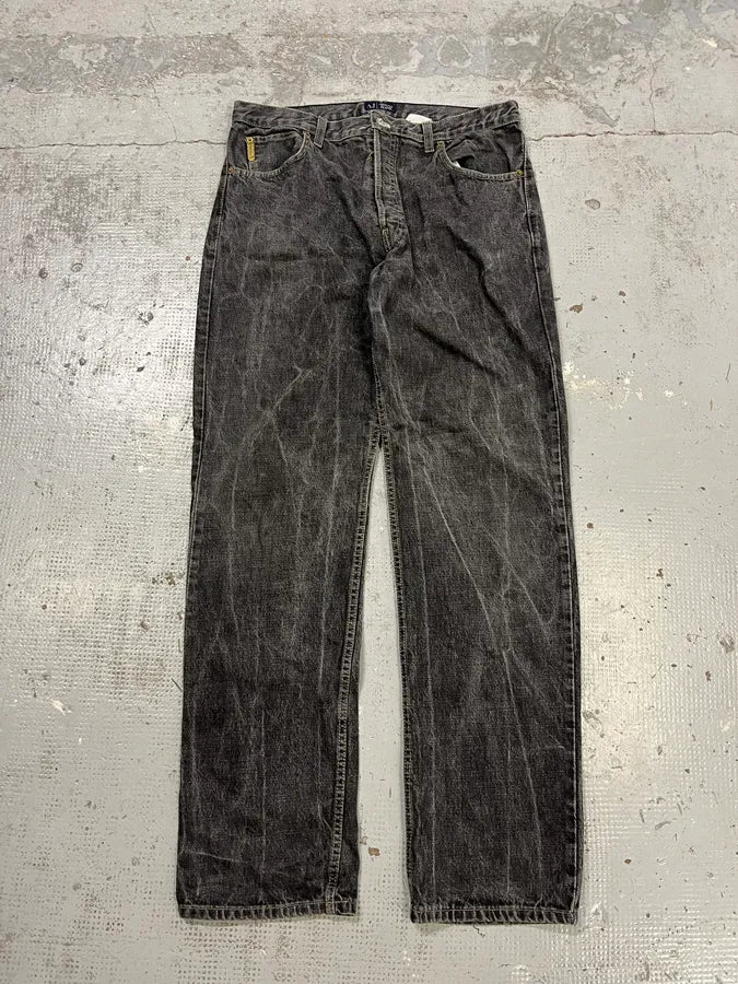 2000s Armani Raw Grey Denim Jeans ZmYTJNZ 3