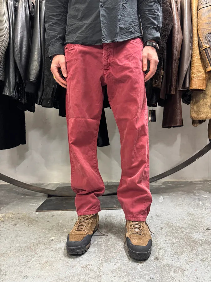 2000s Armani Red Wide Pants (L) xGugtrt 1