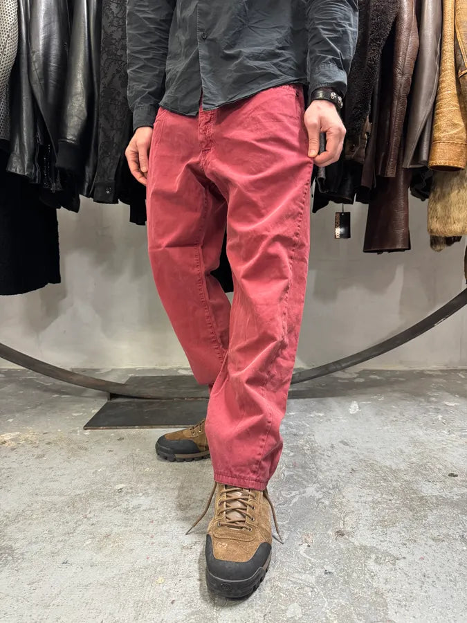 2000s Armani Red Wide Pants (L) xGugtrt 2