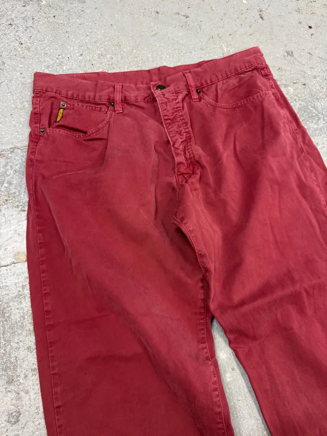 2000s Armani Red Wide Pants (L) xGugtrt 6