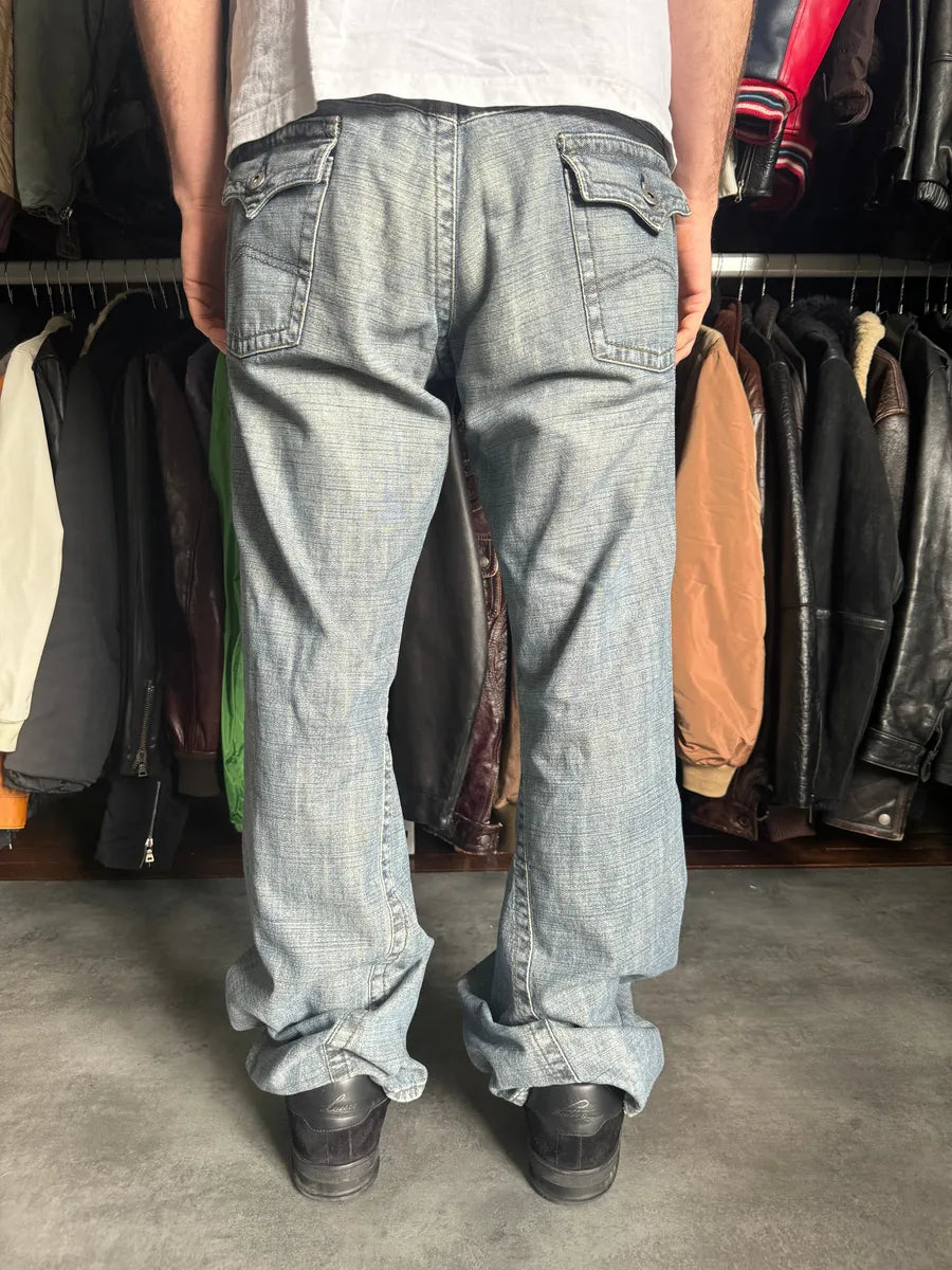 2000s Armani Relaxed Large Straight Jeans MnSmtBx 3