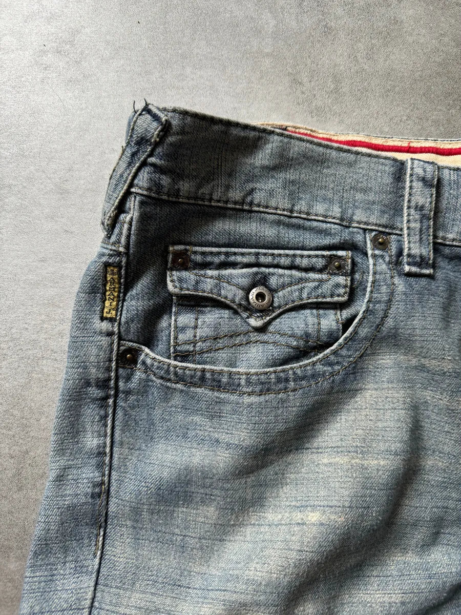 2000s Armani Relaxed Large Straight Jeans MnSmtBx 8