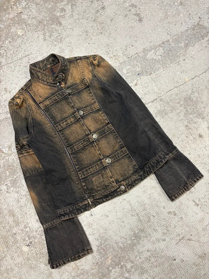 2000s Armani Samurai Denim Jacket (M) EfLmIkr 1