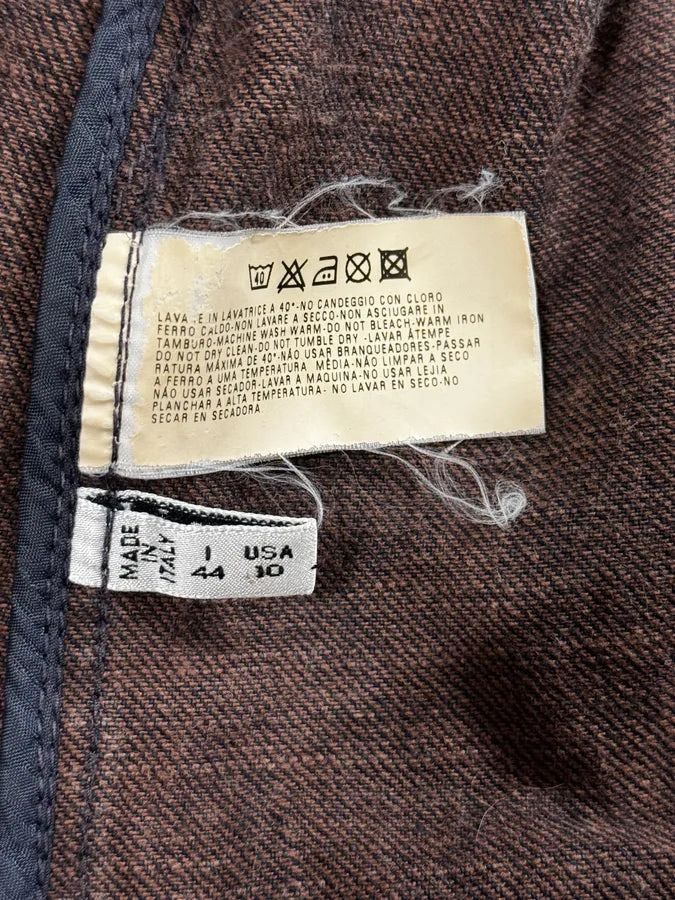 2000s Armani Samurai Faded Denim Jacket oiPfosh 9