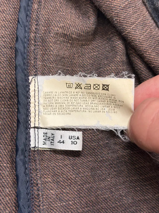 2000s Armani Samurai Faded Denim Jacket FhDJNZb 9