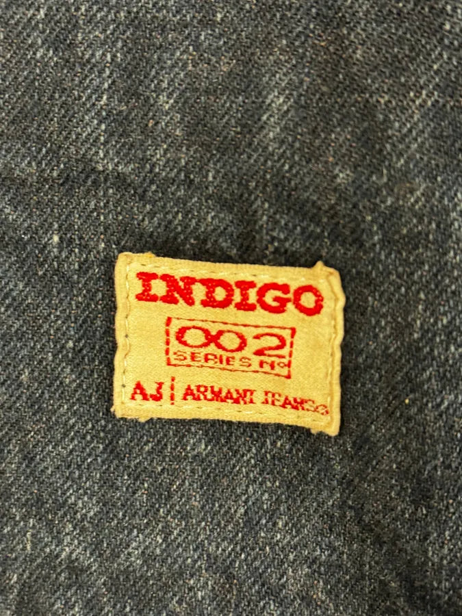 2000s Armani Samurai Faded Denim Jacket oiPfosh 8