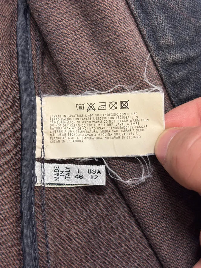 2000s Armani Samurai Faded Denim Jacket qVEQXfv 10