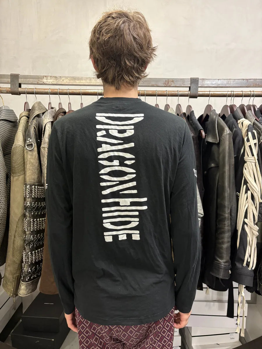 2000s Armani Sexy Dragon Raider Black Longsleeves pNyqhEk 3