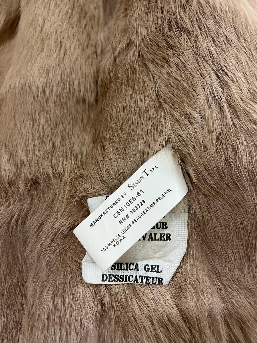 2000s Armani Shearling Fur Beige Jacket DTmnRDU 10