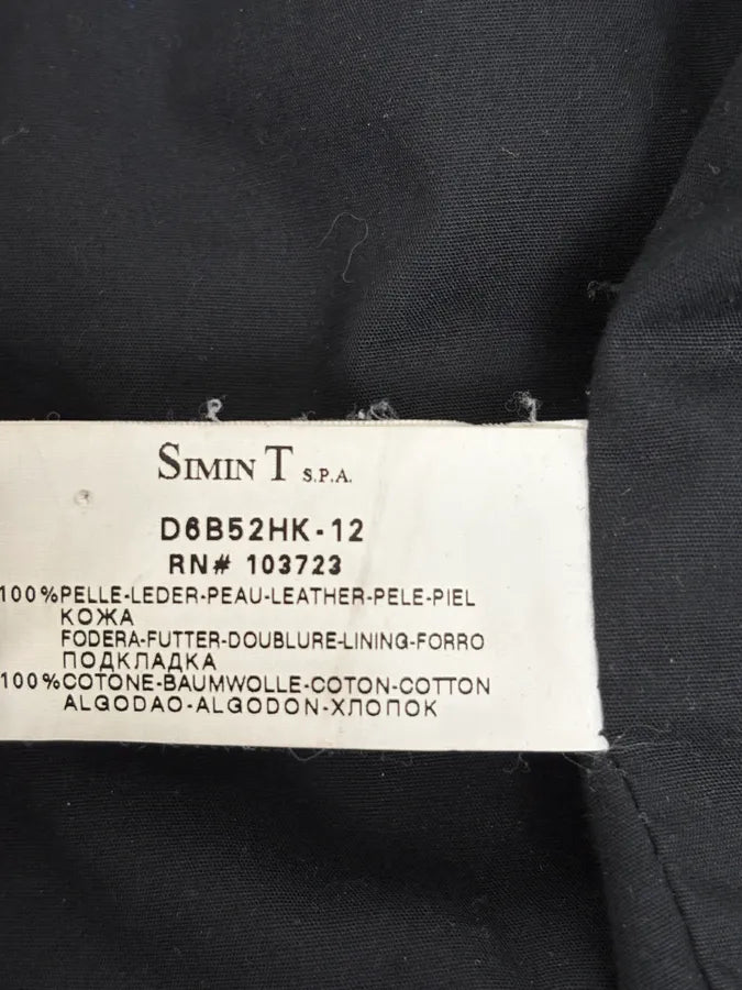 2000s Armani Spy Black Leather Jacket MyKwpeE 11