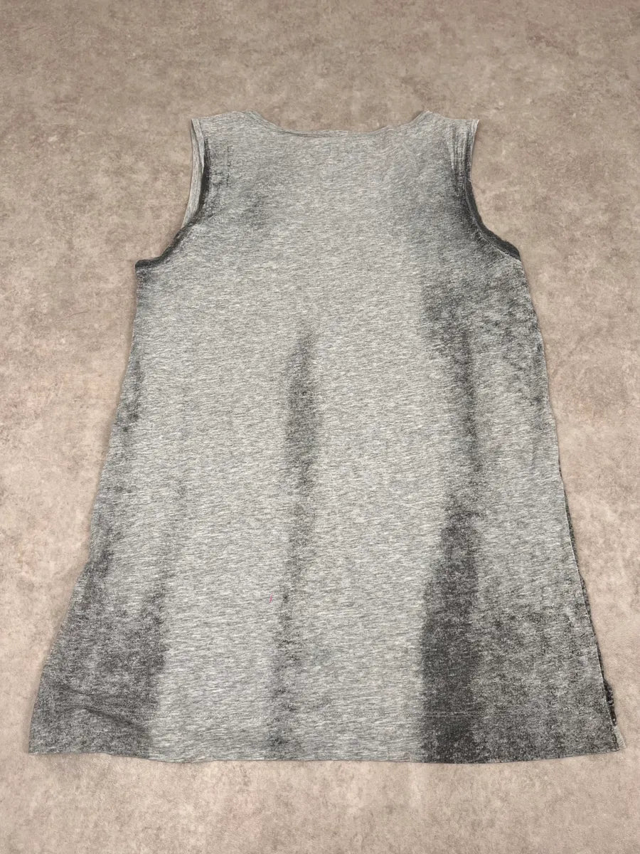 2000s Armani The Founder Blue Eyes Giorgio Grey Tank Top URRqDUY 5