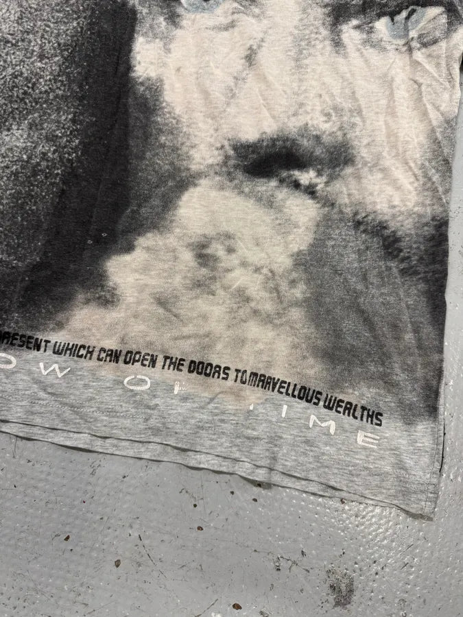 2000s Armani The Founder Giorgio Armani Print Grey T-Shirt wjPSpVQ 5