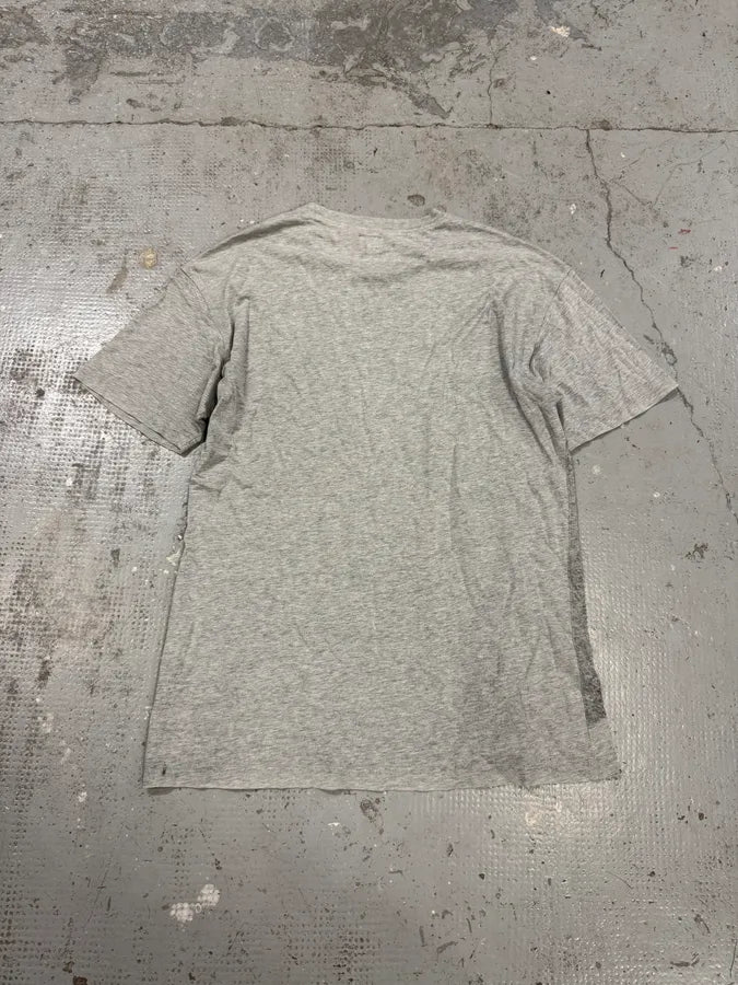 2000s Armani The Founder Giorgio Armani Print Grey T-Shirt wjPSpVQ 6