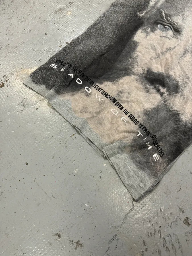 2000s Armani The Founder Giorgio Armani Print Grey T-Shirt XKVxTzt 5