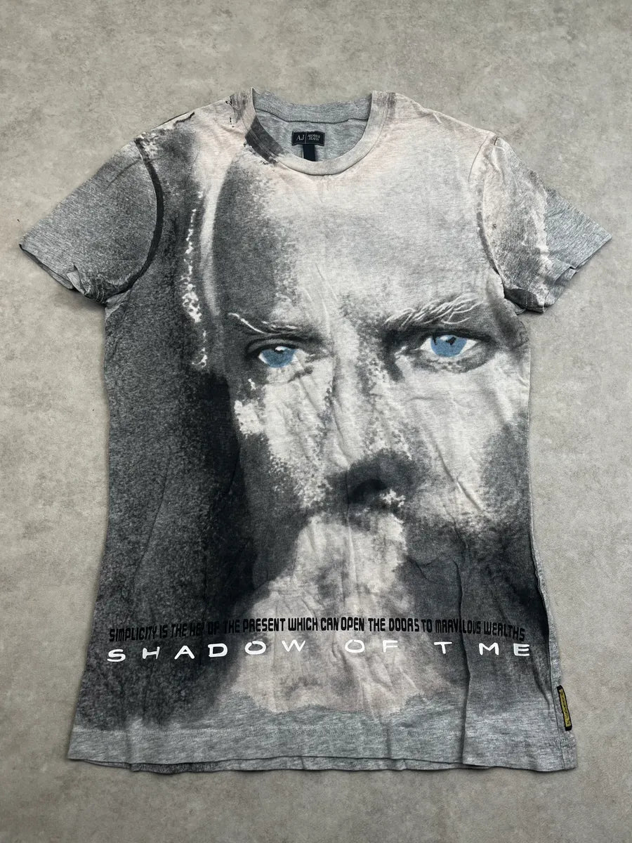 2000s Armani The Founder Grey T-Shirt RBecewG 0