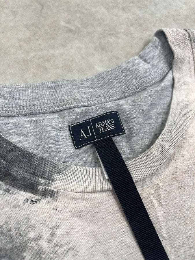 2000s Armani The Founder Grey T-Shirt RBecewG 6