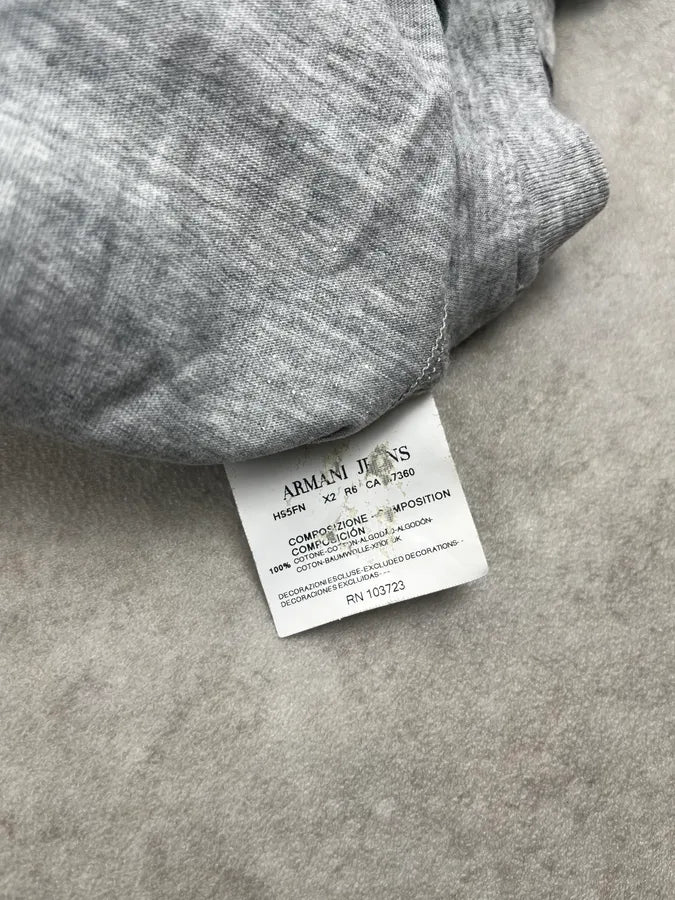 2000s Armani The Founder Grey T-Shirt RBecewG 9