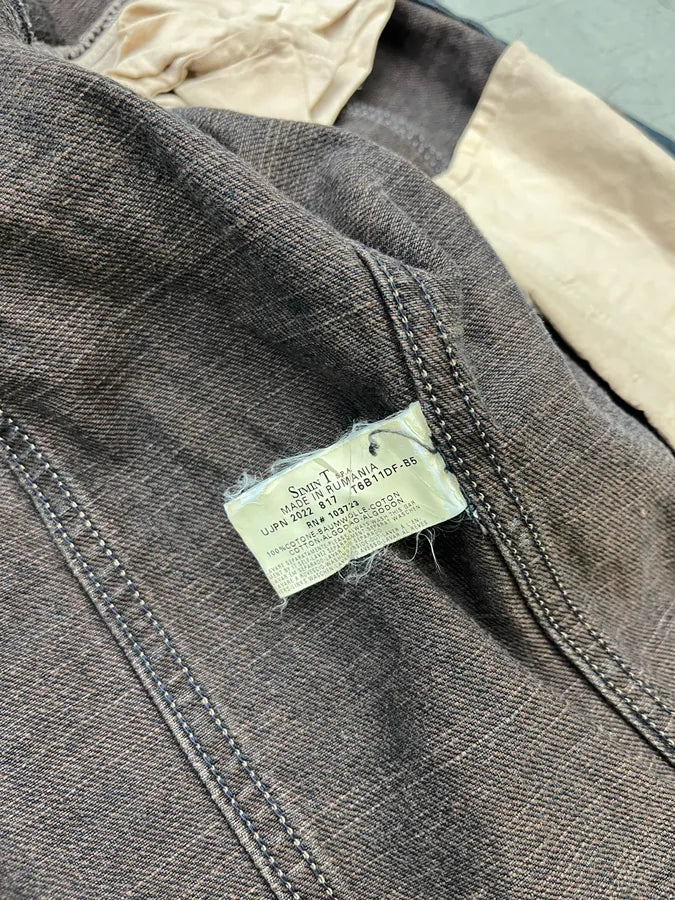 2000s Armani Trucker Blue Faded Denim Jacket CdgVDNN 8