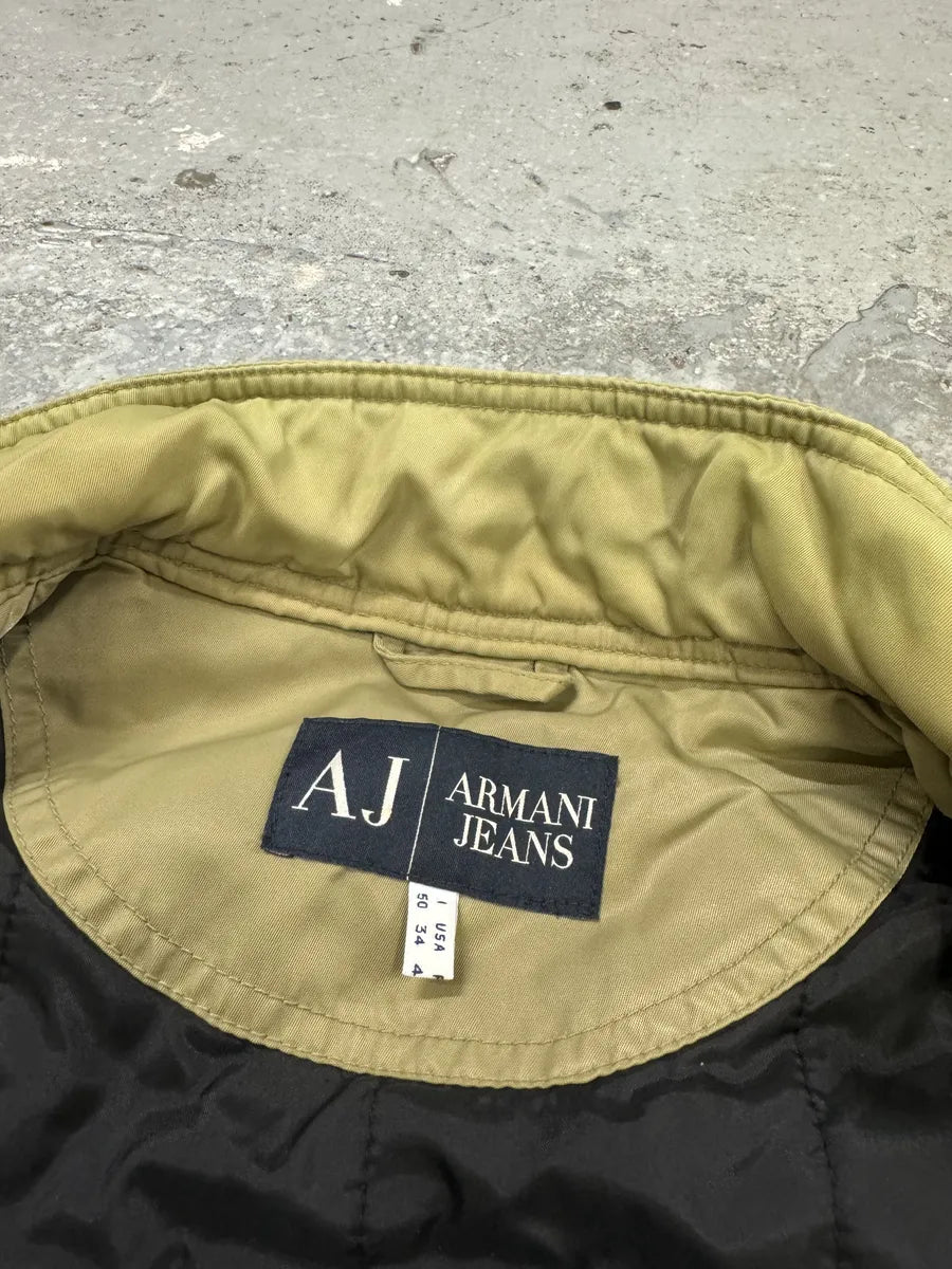 2000s Armani Utility Drift Faded Bomber Jacket AiEKEIR 6
