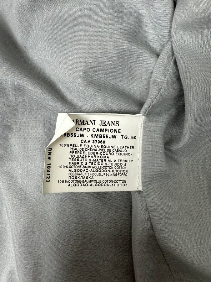 2000s Armani White & Grey Eroded Jacket qygKXXE 10