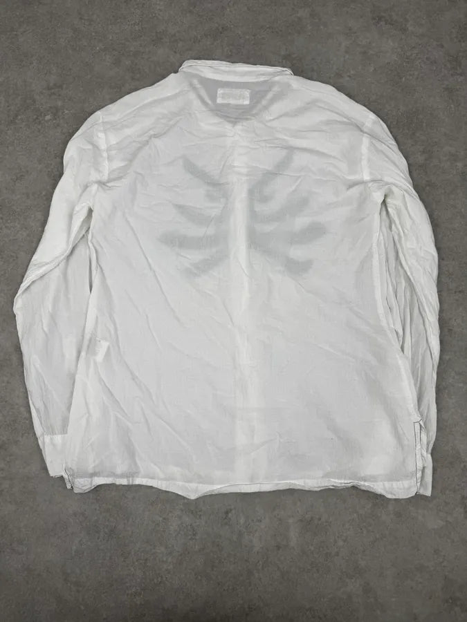 2000s Armani White Tagged Shirt nlspqFM 3