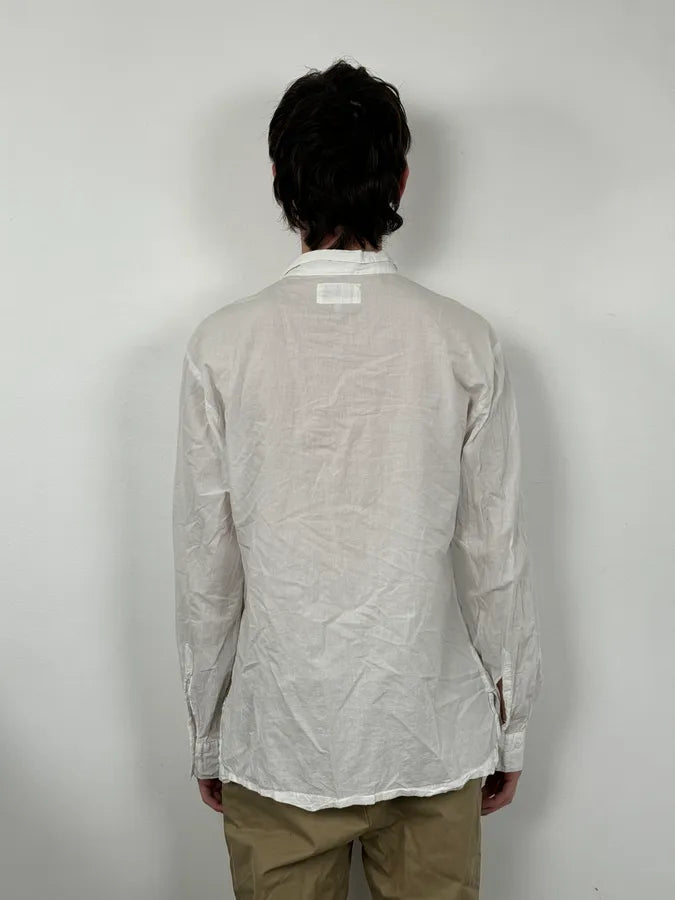 2000s Armani White Tagged Shirt nlspqFM 2