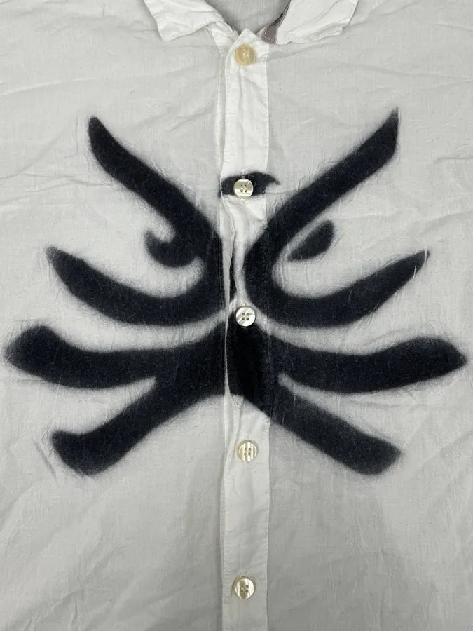 2000s Armani White Tagged Shirt nlspqFM 7