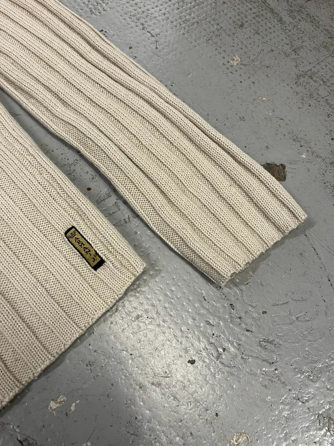2000s Armani Wool Beige Zip-Up Sweater bAGFWKX 5