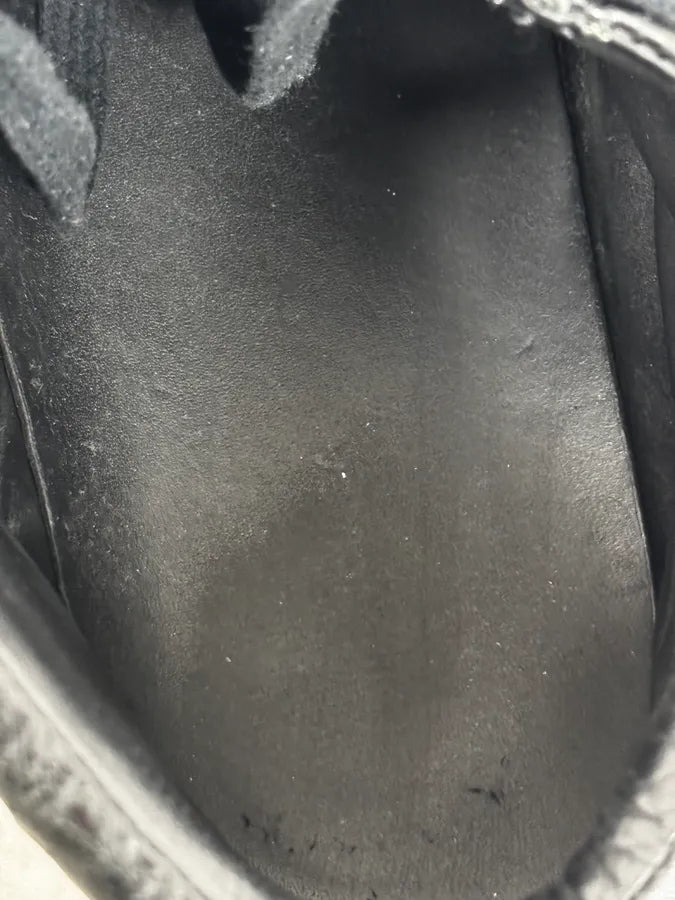 2000s Balenciaga Arena Black Cracked Leather High Sneakers XDuGODi 6