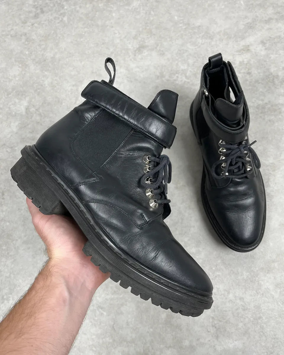 2000s Balenciaga Black Leather Low Boots JCIMFqv 0