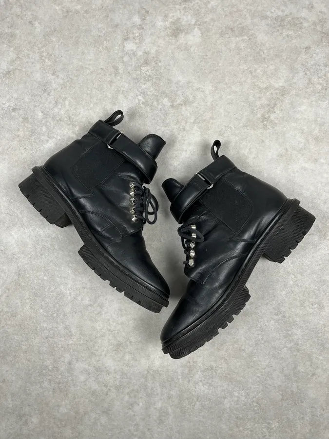 2000s Balenciaga Black Leather Low Boots JCIMFqv 2