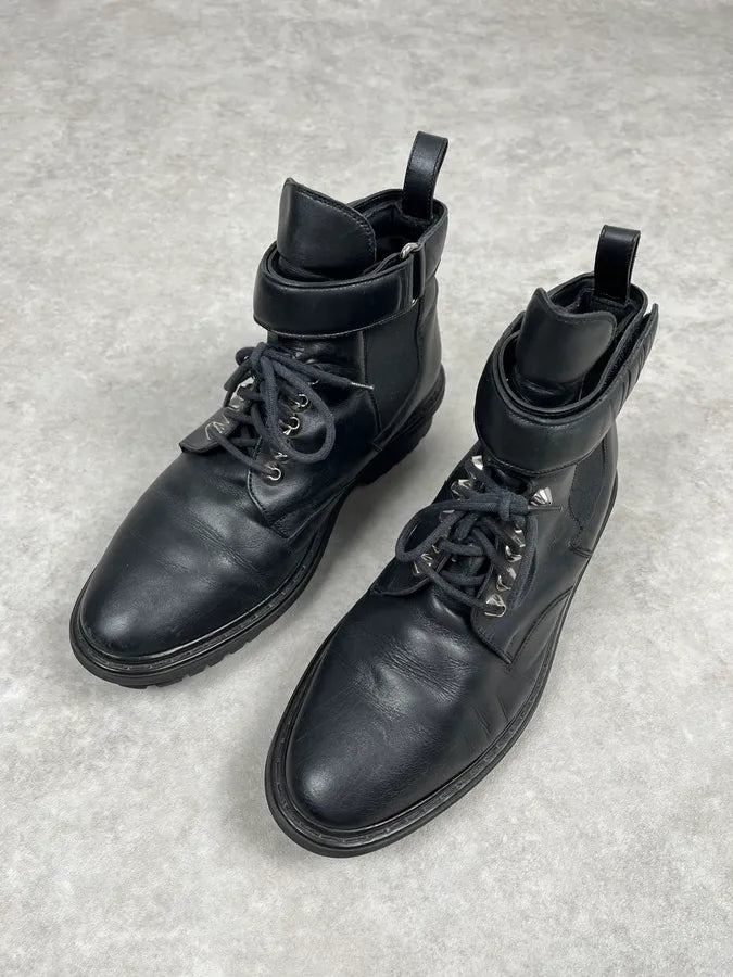 2000s Balenciaga Black Leather Low Boots JCIMFqv 3