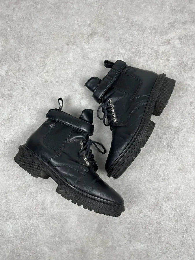 2000s Balenciaga Black Leather Low Boots JCIMFqv 5