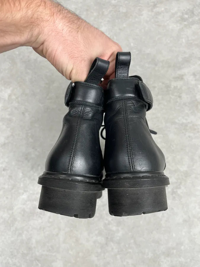 2000s Balenciaga Black Leather Low Boots JCIMFqv 7