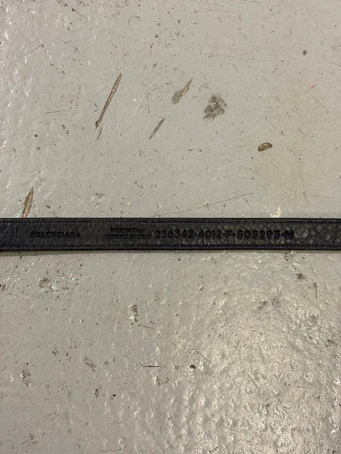 2010s Balenciaga Navy Leather Studded Arena Bracelet qgCxxQl 7