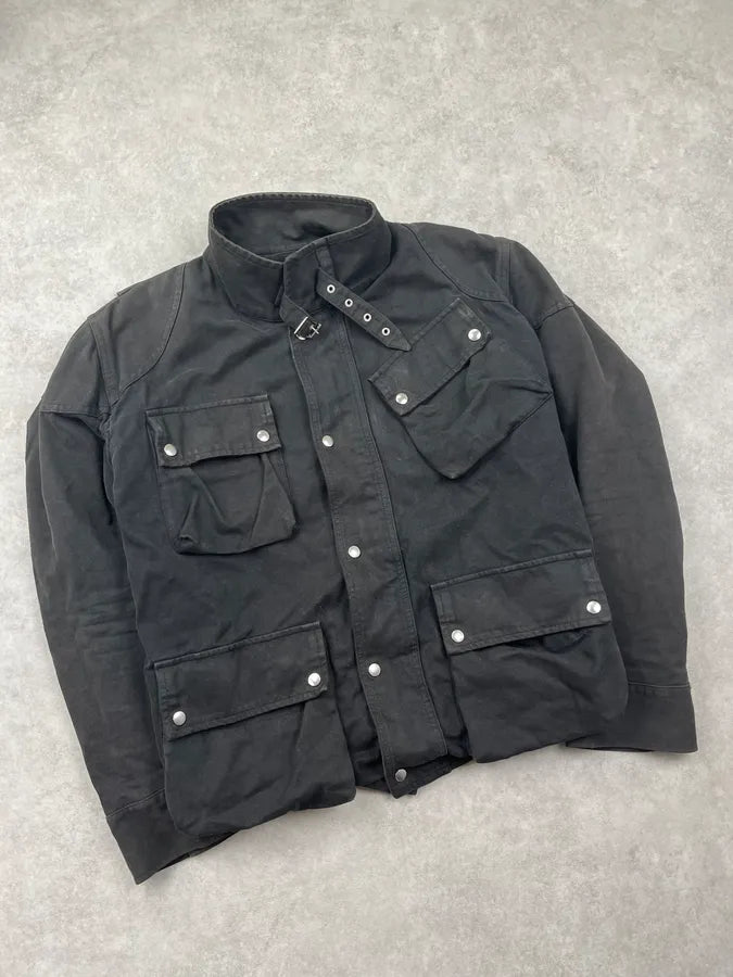 AW2004 Balenciaga Black Multi-Pocket Jacket by Nicolas Ghesquière gwylPbI 3