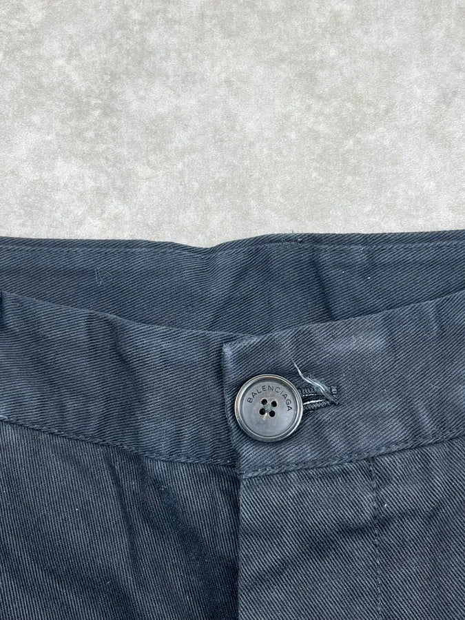 AW2016 Balenciaga Black Cozy Large Pants TGyyUBg 10