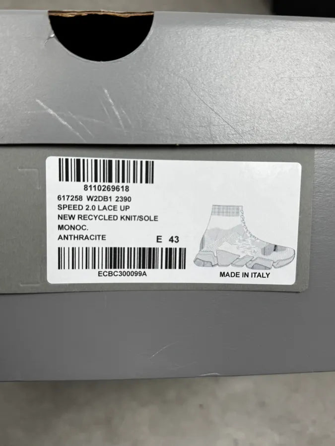 2000s Balenciaga Grey Pure Leather Boots anECeaW 10