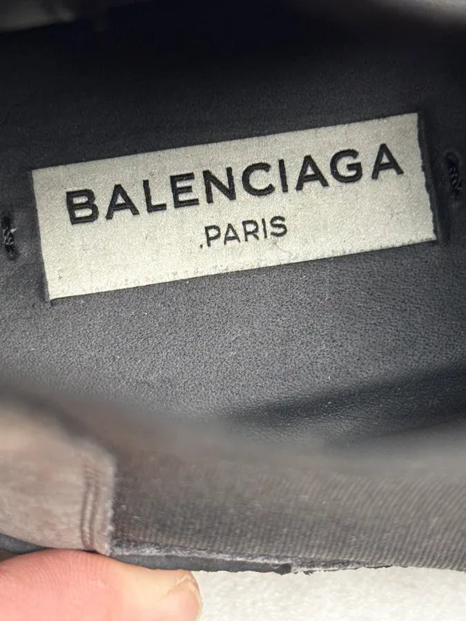 2000s Balenciaga Grey Pure Leather Boots anECeaW 8