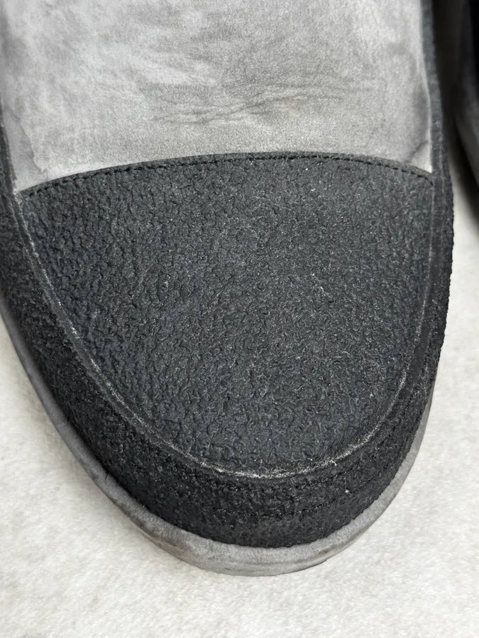 2000s Balenciaga Grey Pure Leather Boots anECeaW 3