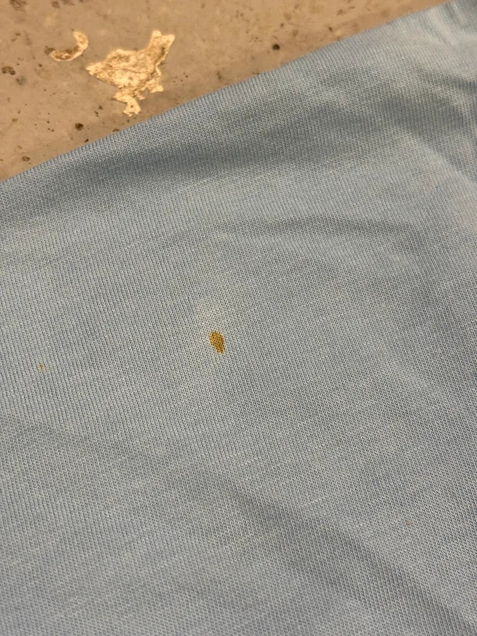 SS2015 Balenciaga Light Blue Ink Splatter T-Shirt KBcDTaH 6