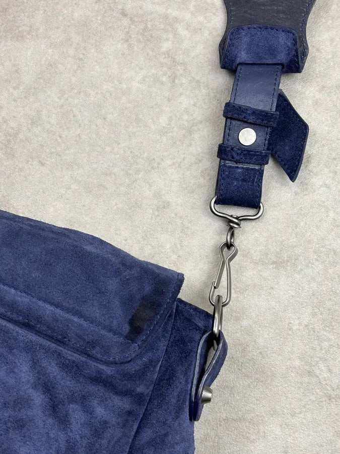 2000s Balenciaga Navy Denim City Shoulder Bag udfGFJj 15