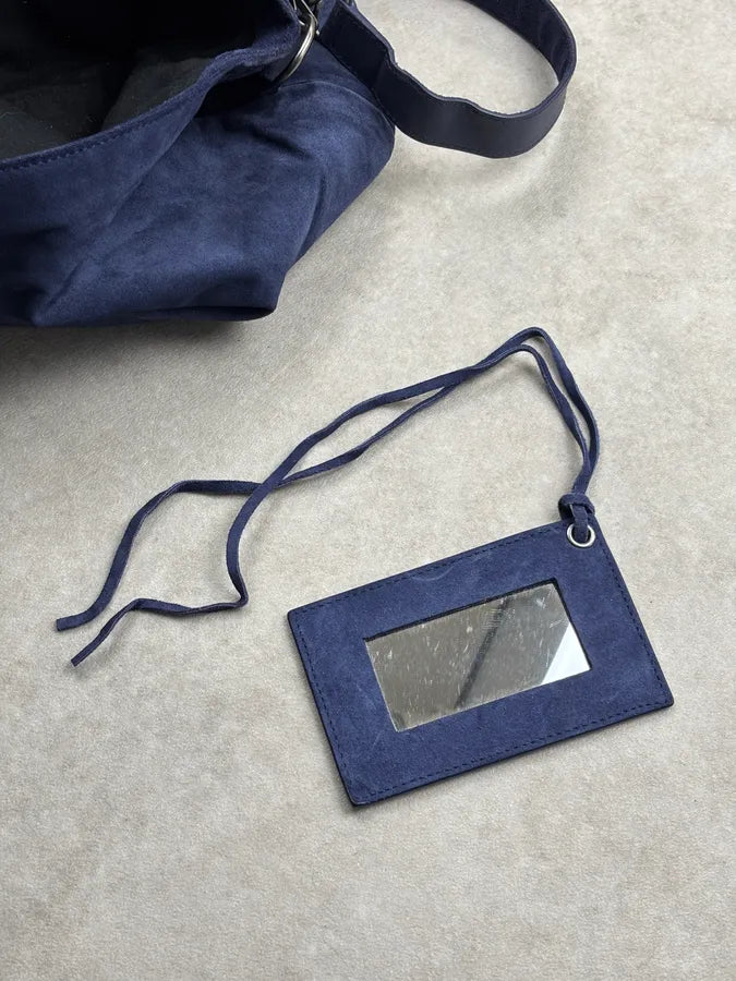 2000s Balenciaga Navy Denim City Shoulder Bag udfGFJj 16