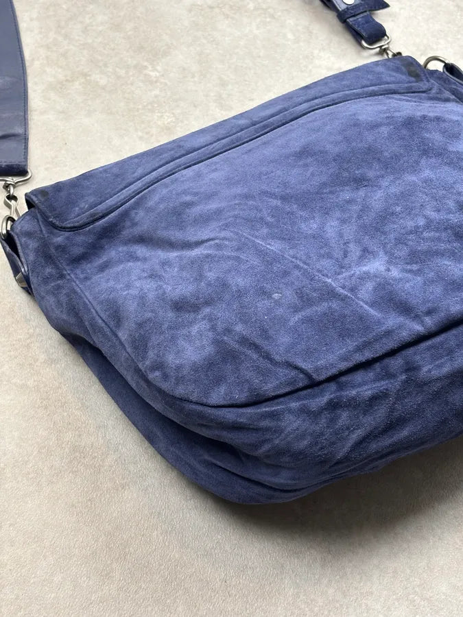 2000s Balenciaga Navy Denim City Shoulder Bag udfGFJj 14