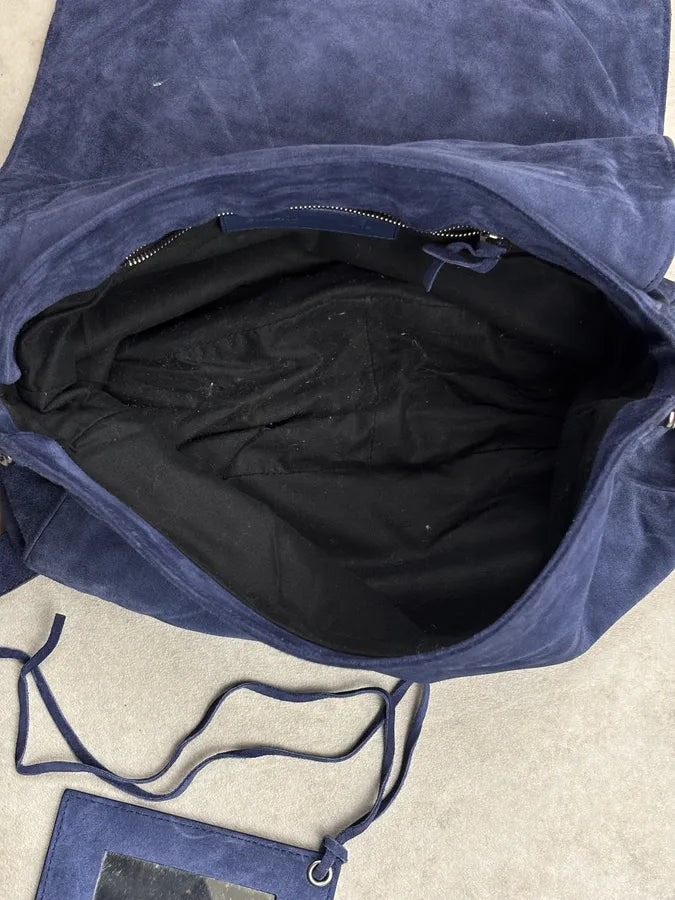 2000s Balenciaga Navy Denim City Shoulder Bag udfGFJj 17