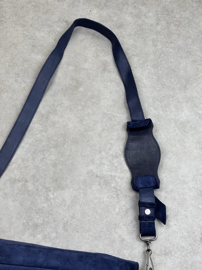 2000s Balenciaga Navy Denim City Shoulder Bag udfGFJj 11